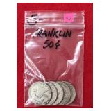 5 - Franklin Halves