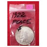 1922 Peace Dollar
