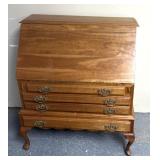 Cherry secretary with drawers 39' w