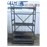42' metal shelving unit