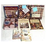 Hardcover quilting/crafting books