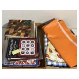 Fabric/pattern/plastic tablecloth retro