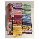 Vibrant multicolored fabric (size varies)