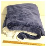 Fleece throw blanket