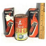 Cresto fire extinguisher/hero, fire vintage