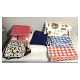 Fabric/partial projects/plastic tablecloth