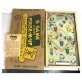 5 game electric Poosh-M-Up vintage came
