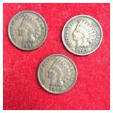 3 Indian head one cent other pins and memorabilia