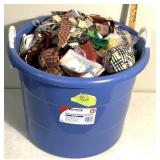 Plastic Bin full of scrap material
