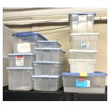 12 variety size containers