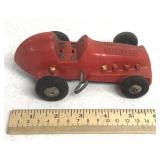 vintage red Marx Wind Up Sprint Tether Car