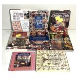 Hardcover quilting/crafting books