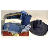 Denim/cowboy hat from denim