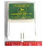 John Deere toothpick Advertising dispenser