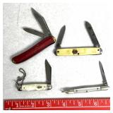 4 pocket knives/Albert City/other Advertising
