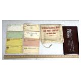 Area bank checks/bags