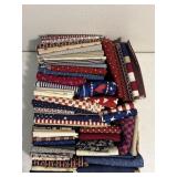 Patriotic themed fabric (size varies)