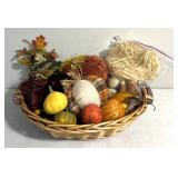 Fall basket-decor