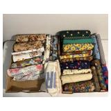 Multi-themed fabrics (size varies)
