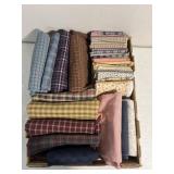 Plaid themed fabric