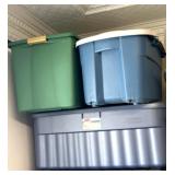 Three oversized storage totes