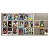 22 vintage football cards