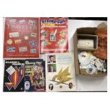 Stamp collectors booklets with some filled/other