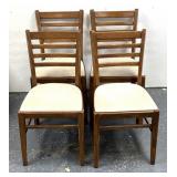 4 vintage chairs