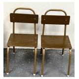 2 vintage childrenï¿½s play chairs