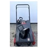 Yard machine, single stage snow thrower