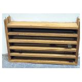 32.5 inchWooden organizer shelving