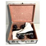 Vintage Roller skates - size 8 and case
