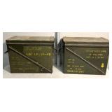 Military 100 cartridge 20mm Ammo boxes