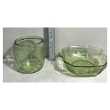 Green glassware