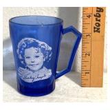 Vintage 1930s Cobalt Blue Shirley Temple mini