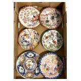 Japanese themed plates