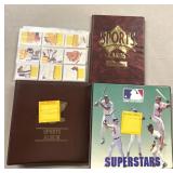 Albums full of baseball puzzles