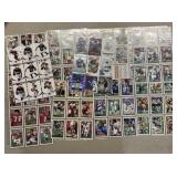 Variety of football cards