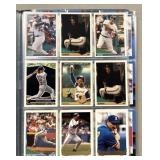 Baseball album w/ gold baseball cards
