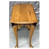 Wooden drop leaf side table