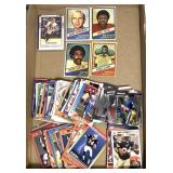 Football cards, variety of errors, 1976 up