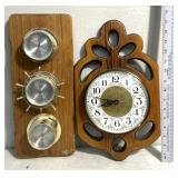Barometer-wall Clock