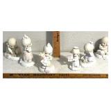 6 vintage porcelain Precious Moments figurines