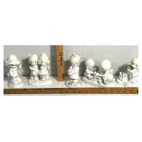 5 vintage porcelain Precious Moments figurines