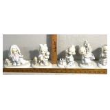 5 vintage porcelain Precious Moments figurines