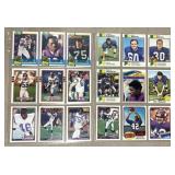 20 vintage vikings football cards