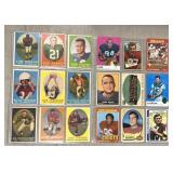 18 vintage football cards