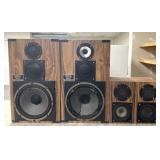 Four vintage Martin speakers need repair