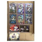 Nine Vikings football cards cris Carterï¿½s