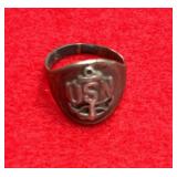 vintage World War II-era U.S. Navy (USN) signet